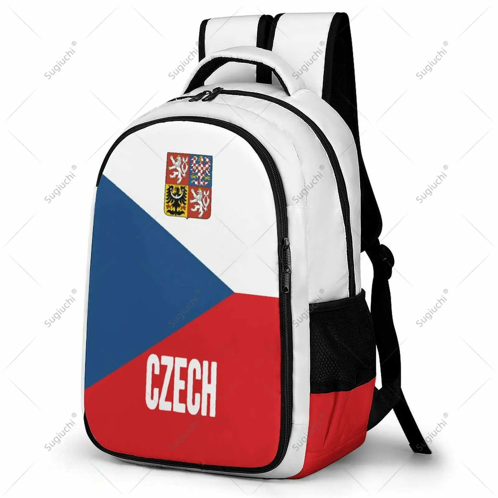 

Backpack Czech Republic Flag Student Schoolbag Smart Business Travel Leisure Backpack Laptop Back Pack Office Work Bag