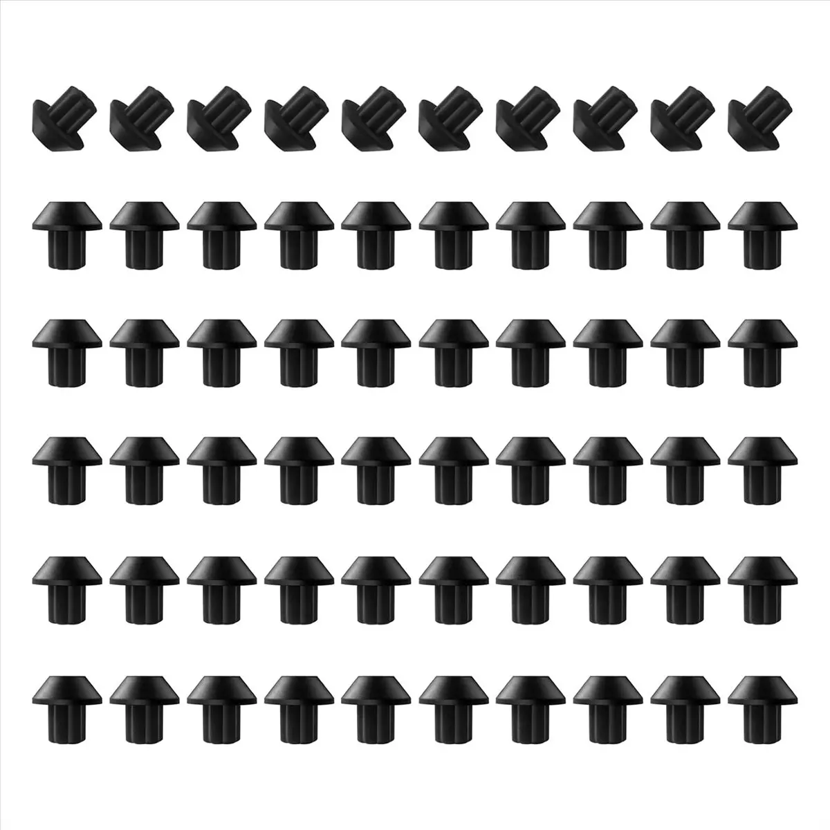 [Greatitem]60 Pcs Rubber Grate Feet Rubber Foot Replacements Compatible for WB2K101 Gas Range Burner Grate Replace WB02T10461