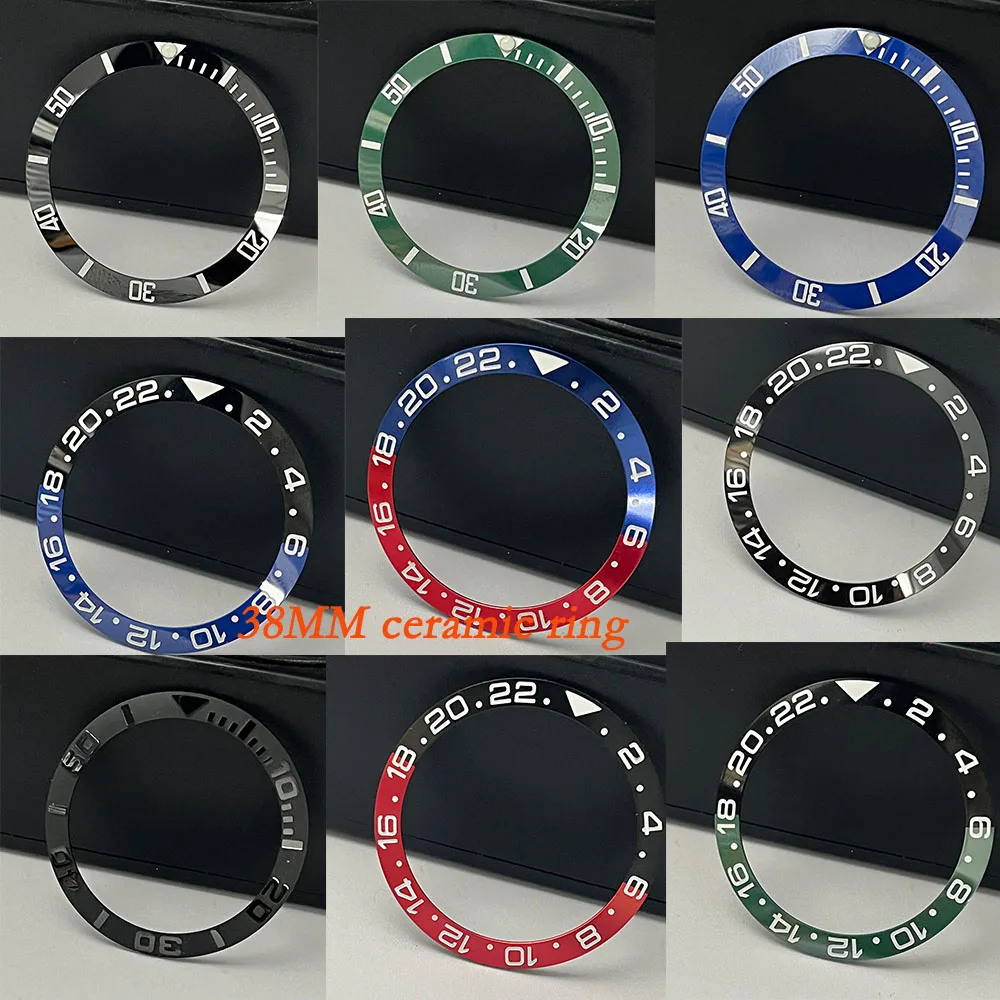 

Replace the 38mm * 30.5mm bezel with a ceramic accessory suitable for a 40mm automatic GMT case watch repair accessory case ring