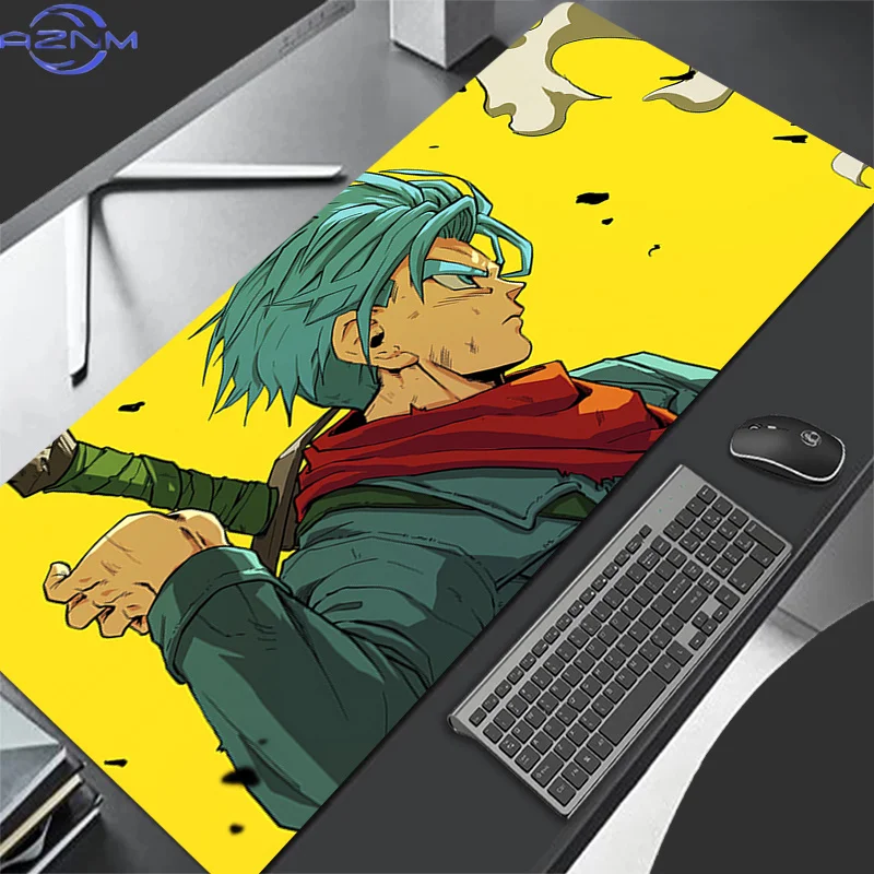 Anime DBZ Mouse Pad Laptop Gaming Accessories Speed Computer Keyboard Desk Mat Dragon Ball Trunks Larger xxl E-sports Mousepad