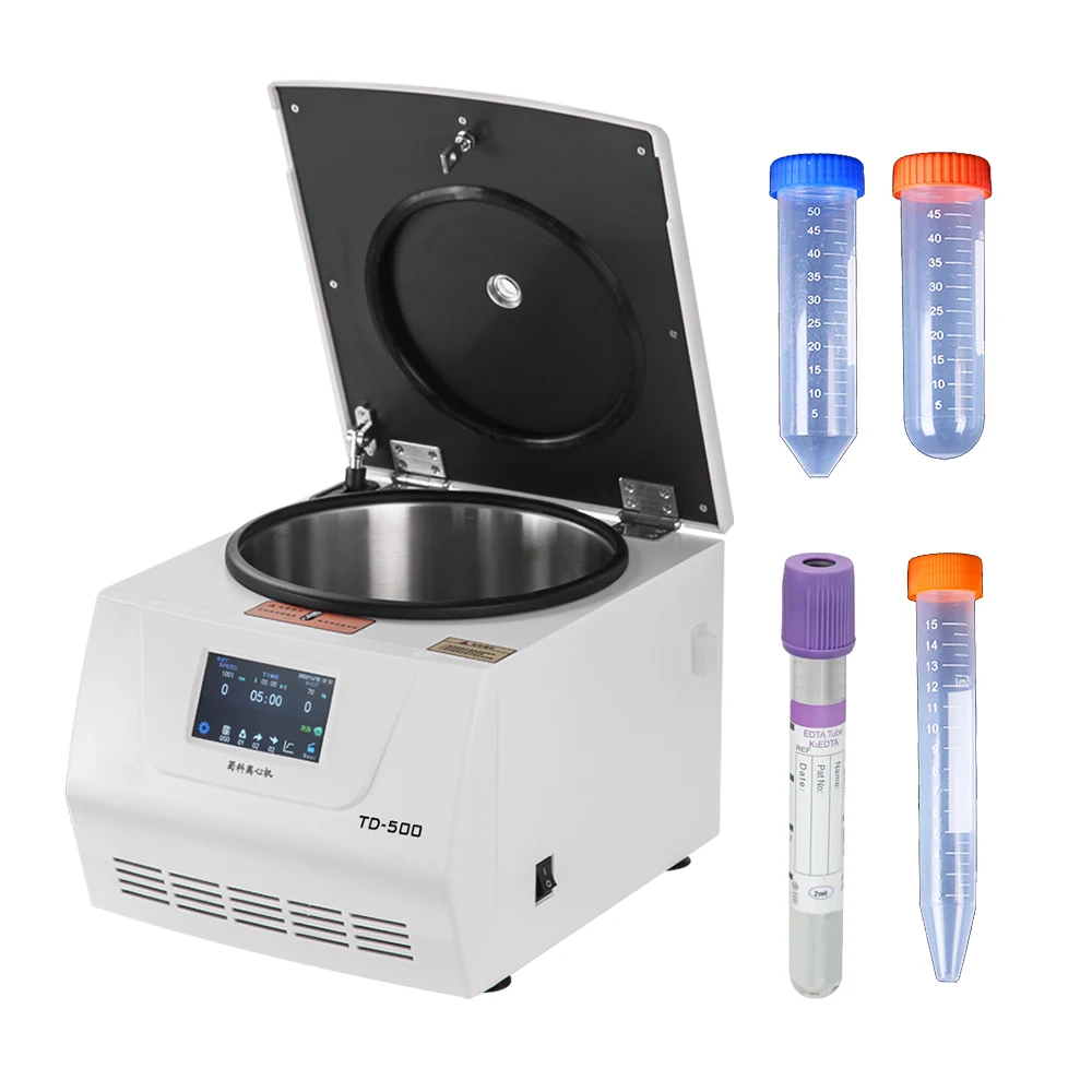 

Низкоскоростная лабораторная центрифуга CE FDA TD-500 с выдвижным ротором для пробирок 15 мл и 50 мл