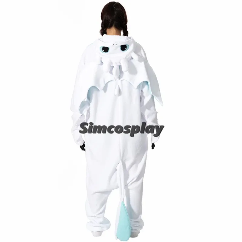 

ss13XXL Kids Black Animal Cartoon Onesie White Adult Women Men Kigurumis Pyjamas Halloween Cosplay Party Costume Christmas Homew