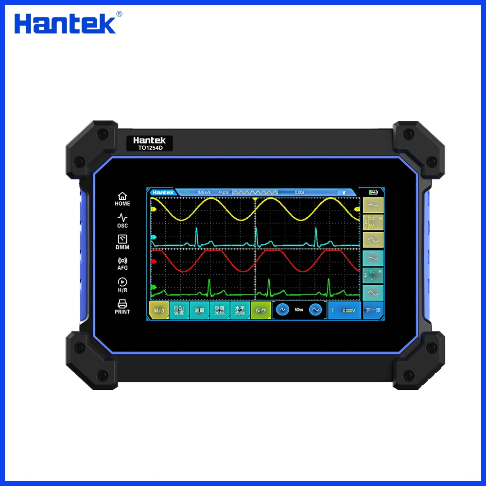 Hankek TO1112 TO1112C TO1112D 3 in 1 Digital Storage Oscilloscopes + Signal Source+Multimeter 2 Channels 110Mhz Bandwidth