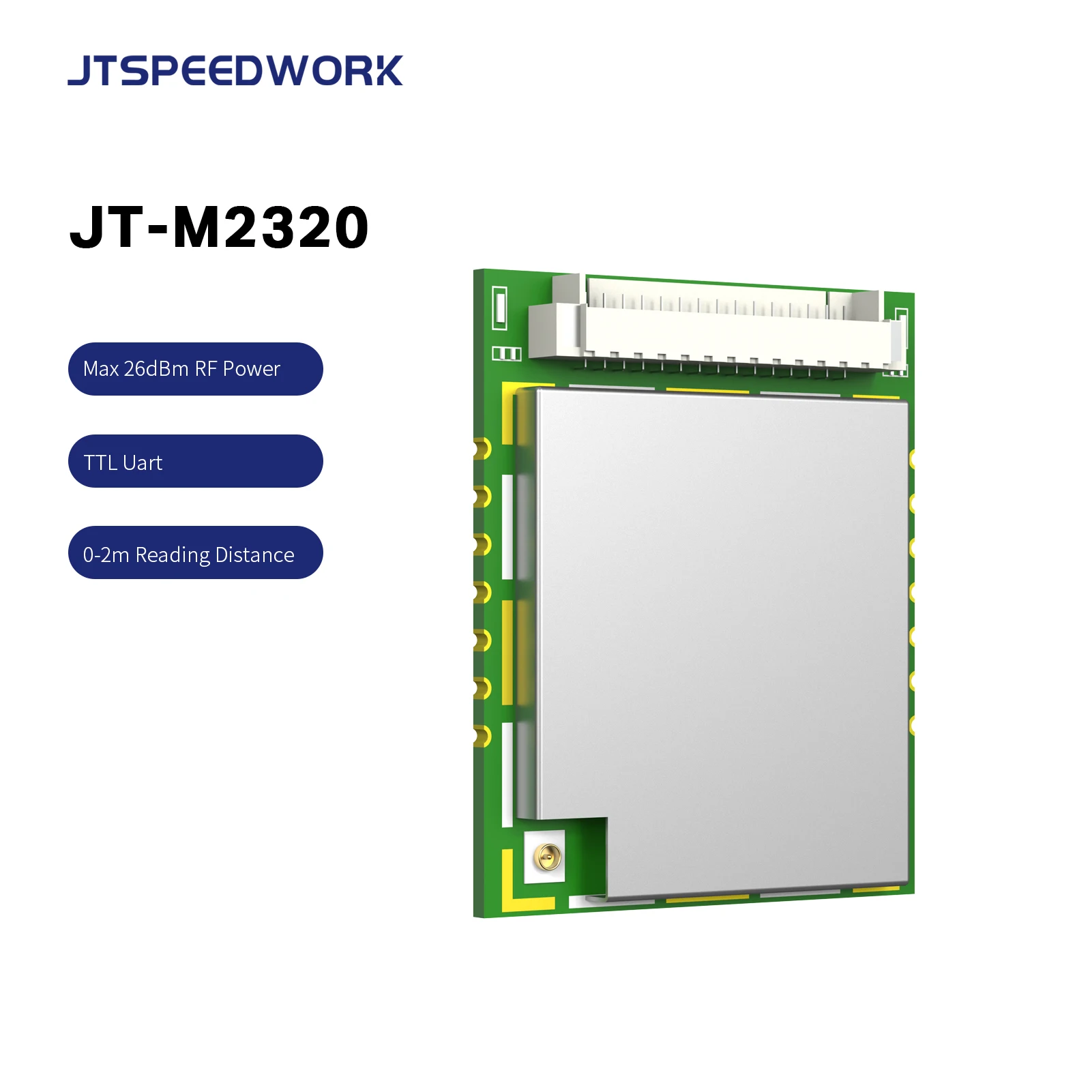 Imagem -03 - Módulo do Leitor da Frequência Ultraelevada Rfid de 02m M100 com Demonstração Livre e Sdk Mais Antena Cerâmica de 40 mm