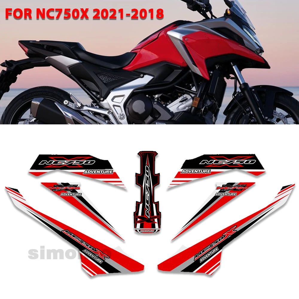 

Motorcycle Tank Pads Protector Tankpad Decals Cases Fairing Cover For Honda NC750X NC 750X NC 750 X 2018 2019 2020 2021 Stickers