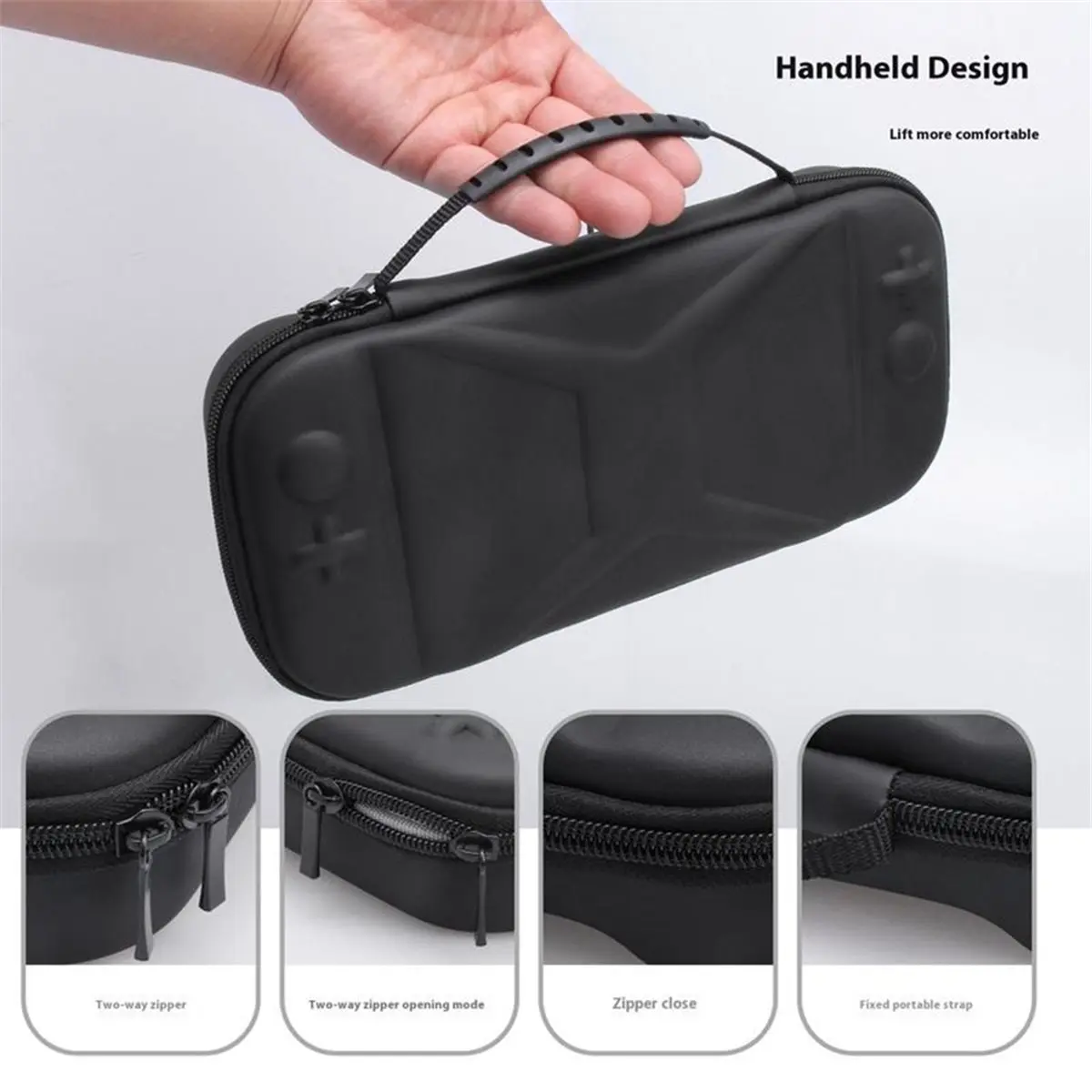 A86G NEW  Switch 2 Handheld Console Storage Case for Switch 2 Gaming Console Accessories EVA Leather-Textured Handbag