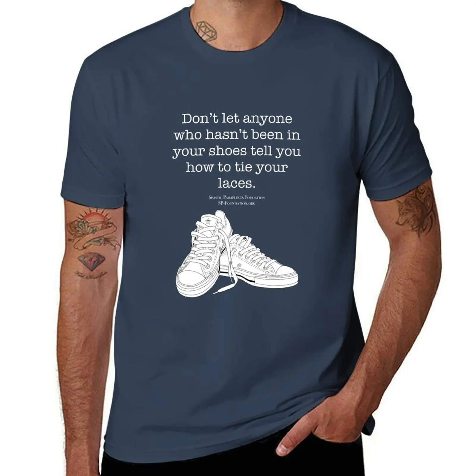 

Laces 2 T-Shirt Casual Everyday Short Sleeve T-Shirt