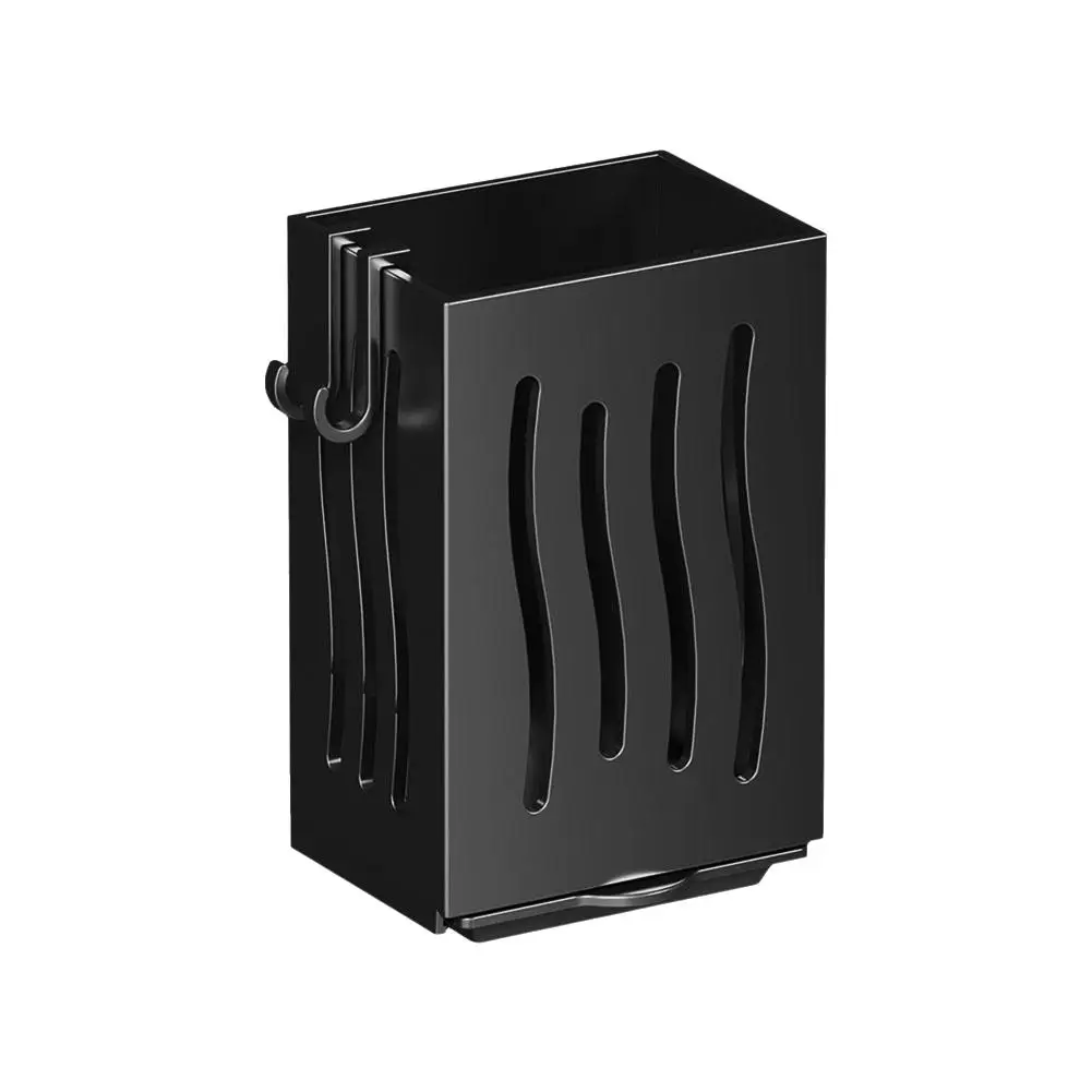 Multifunctional Kitchen Utensil Plastic Rack Wall-Mounted Draining Fork Chopstick Holder Plastic Spoon Box Freestanding