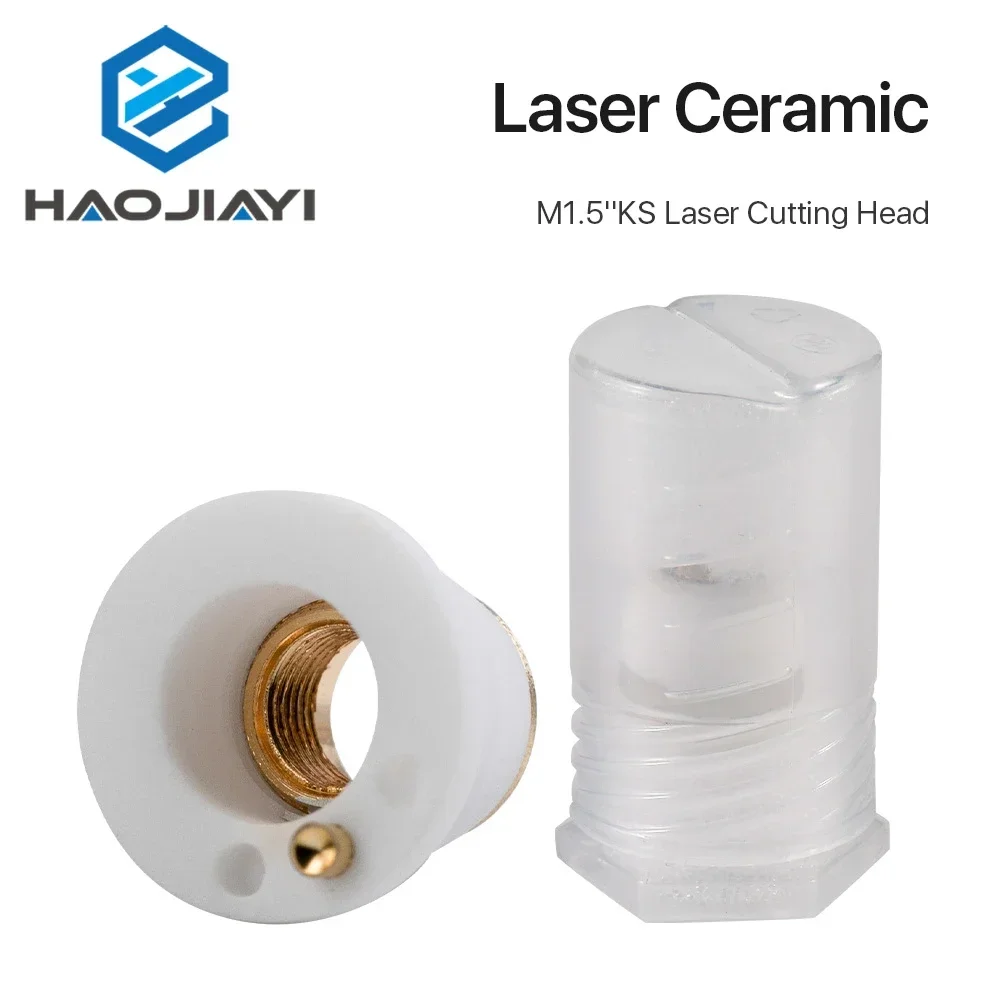 

HAOJIAYI KT M1.5′′ KS Laser Ceramic Nozzle Holder Protective M5 Thread Dia.13mm for precitec M1.5′′ KS Laser Head Nozzle Part