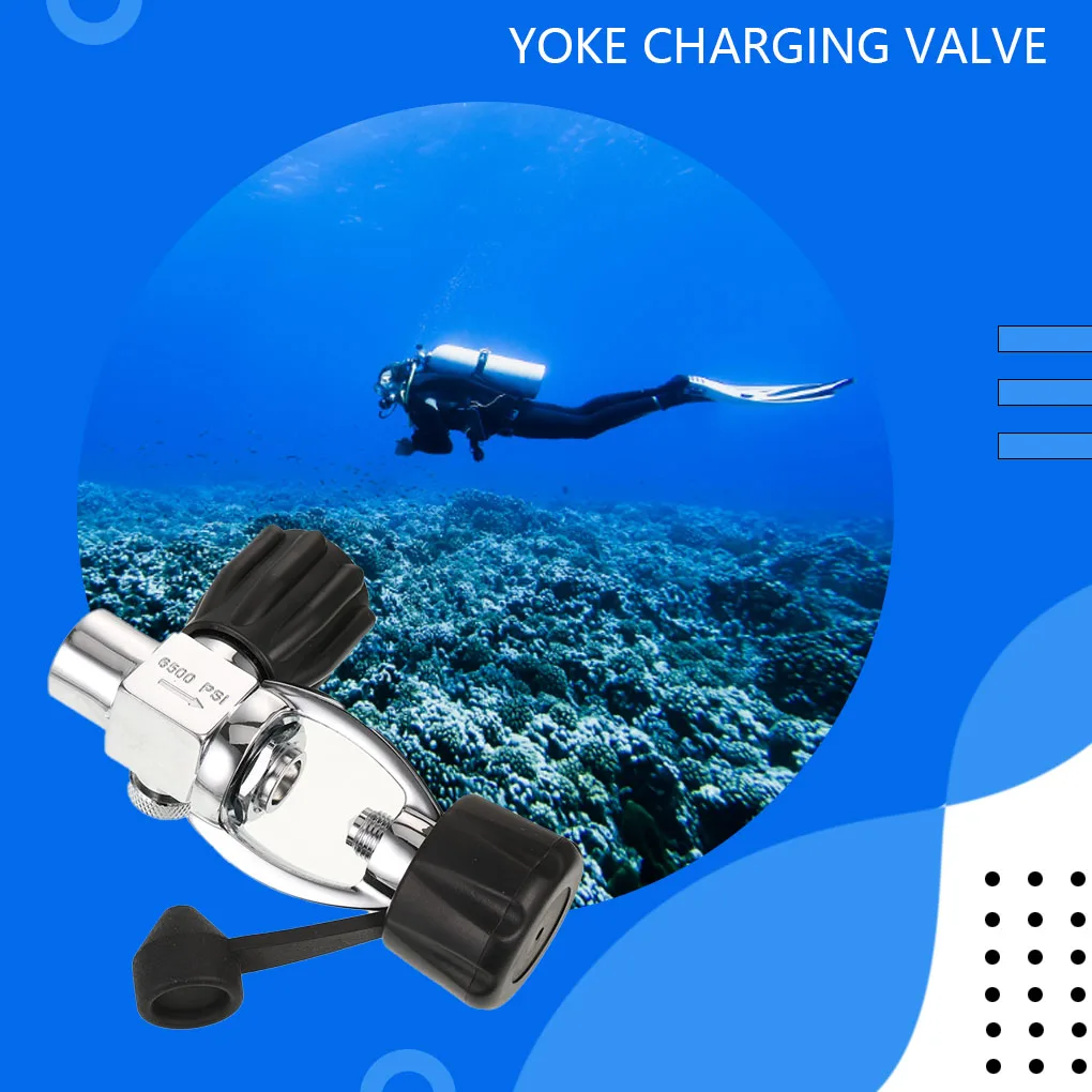 Adaptador de Enchimento para Cilindro de Mergulho, Conector de Enchimento, Instalação Prática