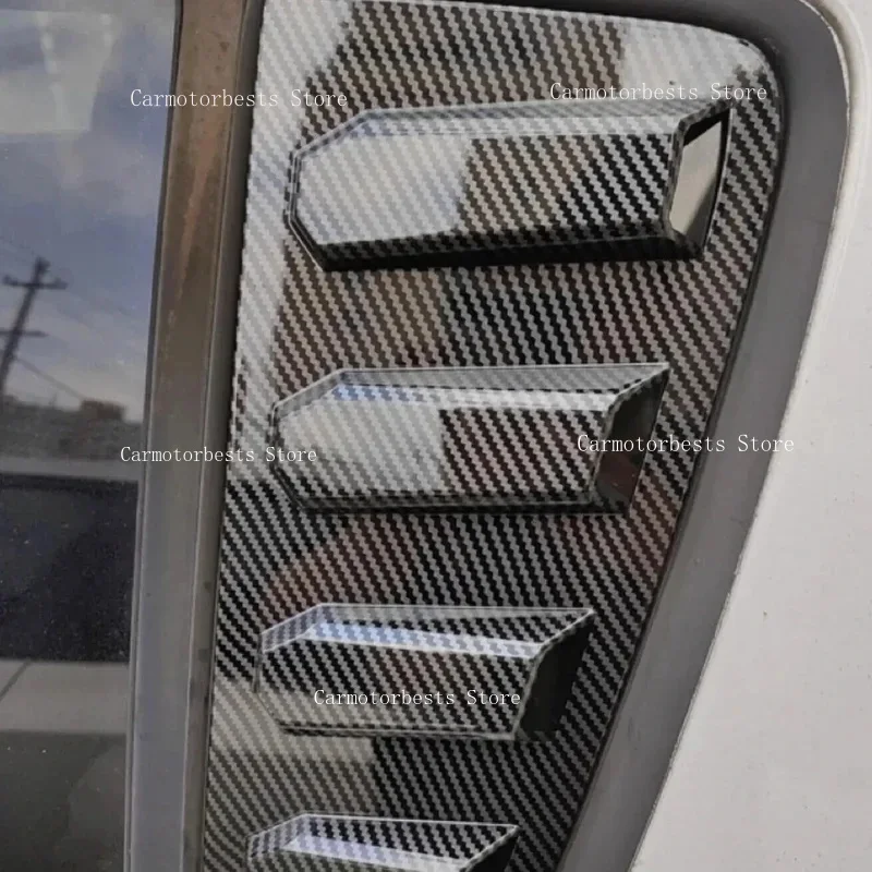 Car Rear Side Window Shutter Cover Fit For Suzuki Swift 2005 2006 2007 2008 2009 2010 Trim Side Door Louver Cap Trim
