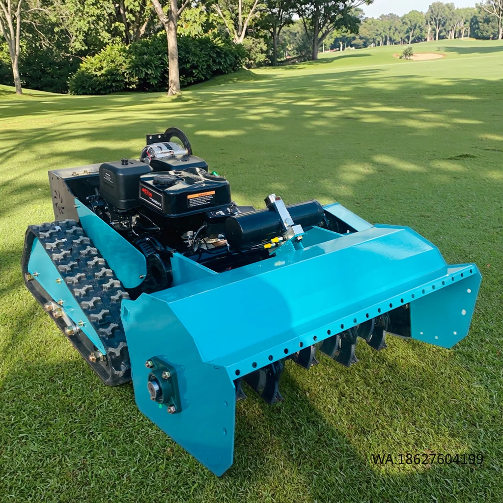 

Электрическая газонокосилка-робот на гусеничном ходу с нулевым разворотом, дистанционным управлением, самодвижущаяся, многофункциональная, по самой низкой цене