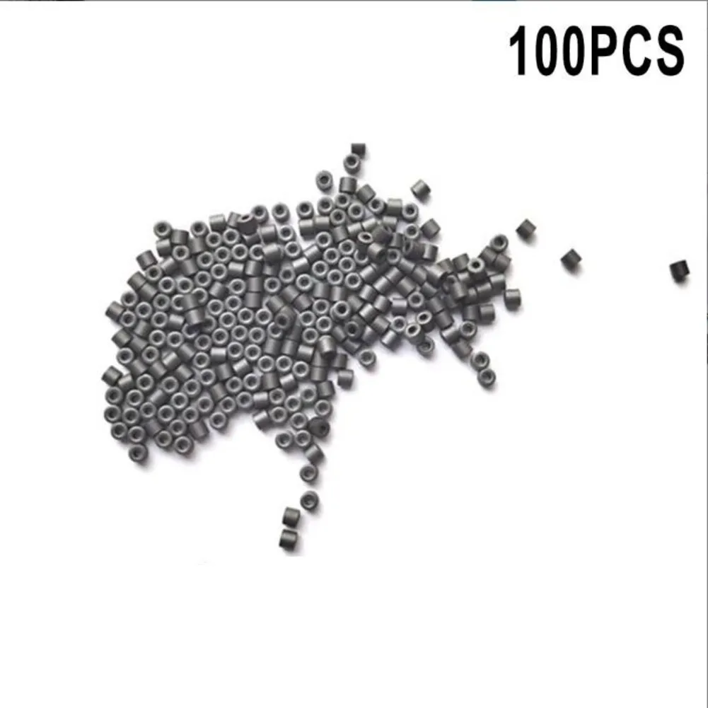 100pcs Hollow Ferrite Bead Rings Suitable for For radios TVs Computers Laptops Home Appliances and Industrial Equipment