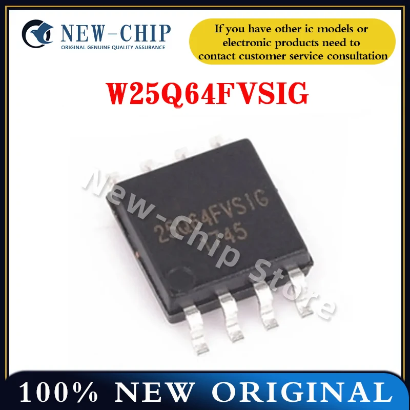 

2PCS-50PCS/LOT W25Q64FVSIG 25Q64FVSIG SOP-8 NEW ORIGINAL
