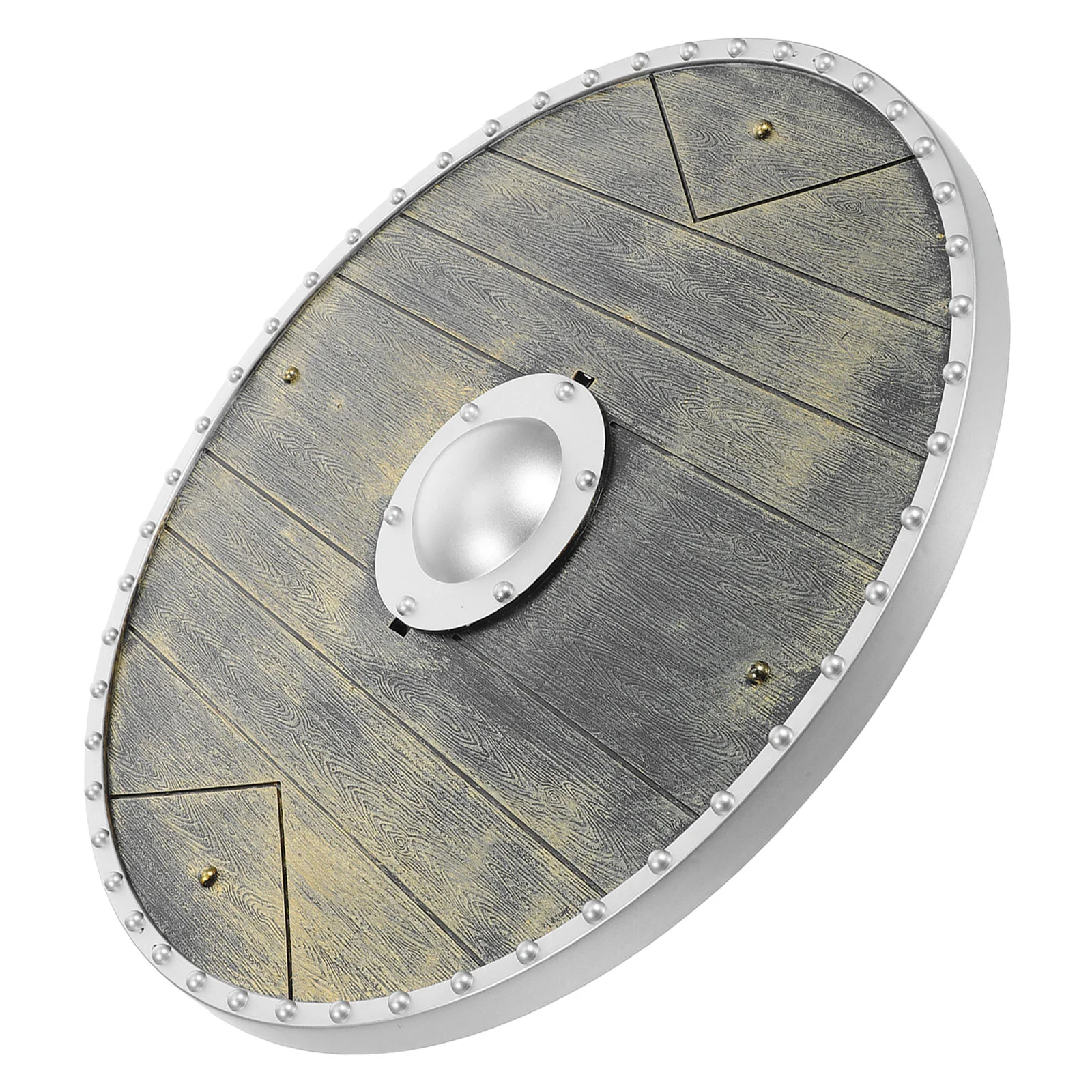 Bouclier jouet réaliste en plastique, 1 pièce, Style romain ancien, accessoire de Cosplay médiéval, décor de scène, accessoires de Costumes, bouclier Viking rond