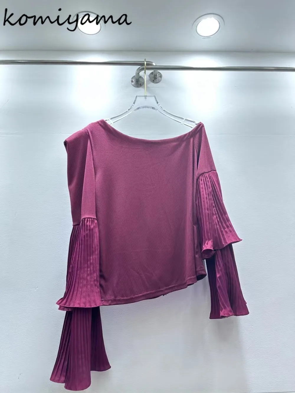 

Slash Neck Off Shoulder 2025 Shirts & Blouses Pure Desire Style Ropa De Mujer Flare Sleeve Blusas Camisas Woman Clothing