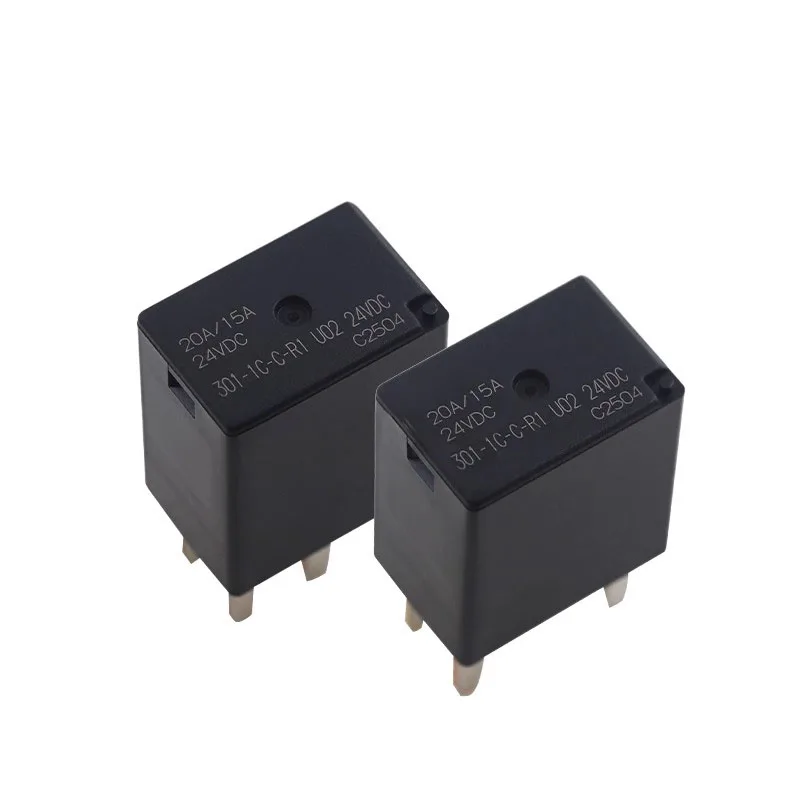 High-power automotive relay 301-1C-C-R1 U01/U02 301-1C-C-D1 U05 301-1A-C-R1 U03 12/24VDC 35A 4pin/5pin with resistance diode