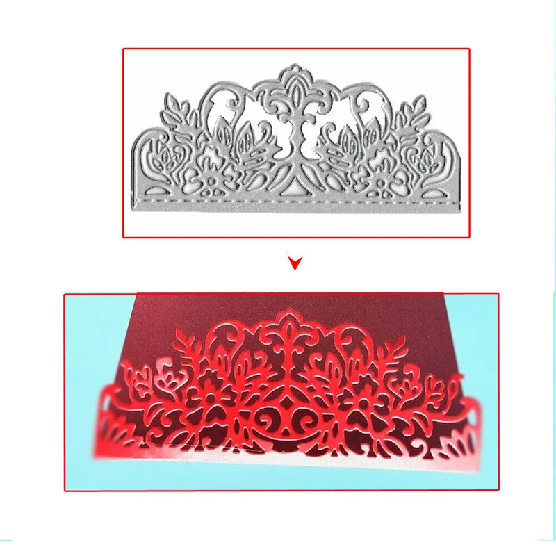 DIY Lace Flower Metal Cutting Dies Scrapbooking Stencil for Album Paper Gift Card Decoration Embossing Dies New 2021 Girl Stamps