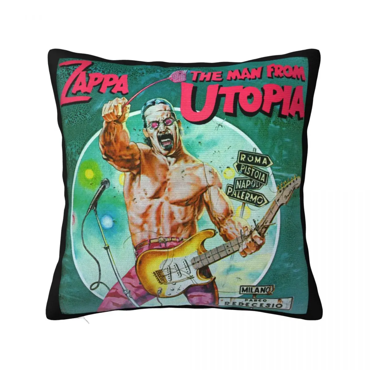 Frank Zappa The Man From Utopia Soundtrack Rock 80S Retro Vintage 2266 Sale Pillow Case