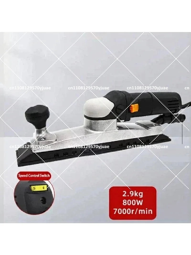800W Brushless Electric Dry Sander Dust-Free Grinder for Car Paint Putty Sanding Grinding Machine 7000RPM