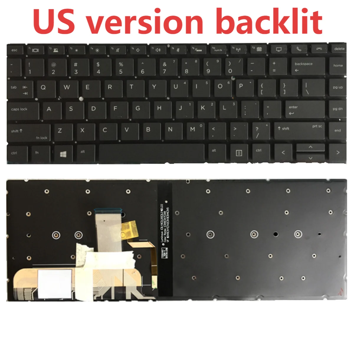 

1040 G4 US/French backlit keyboard For HP EliteBook x360 1040 G4 1040 G5 1040 G6