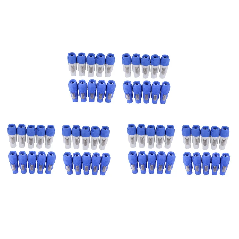 

A97I-60PCS 3-контактный разъем питания NAC3FCB Speakon Plug 20A 250V Разъем питания переменного тока Синий и Серый Белый