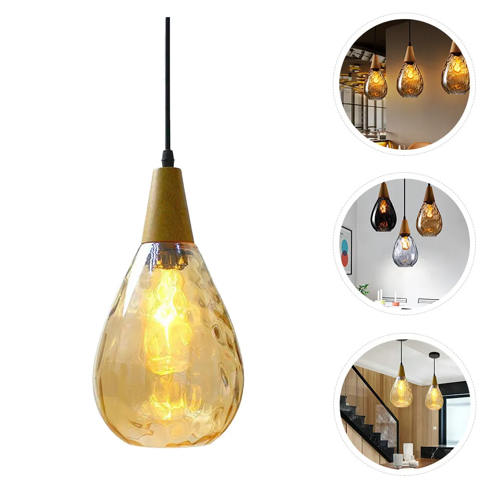 

Креативный подвесной светильник в форме капли из стекла, современный потолочный светильник для гостиной, столовой, спальни, декоративная подвесная лампа