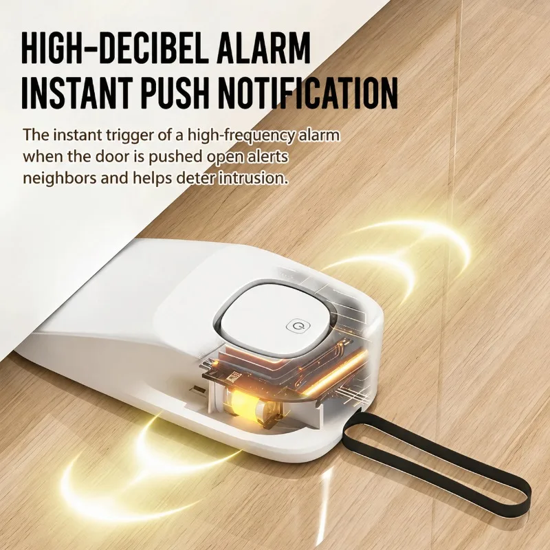 Quick Installation Reliable Indoor Anti-intrusion Accessory for Daily Living and Overnight Accommodation Travel Security Lock