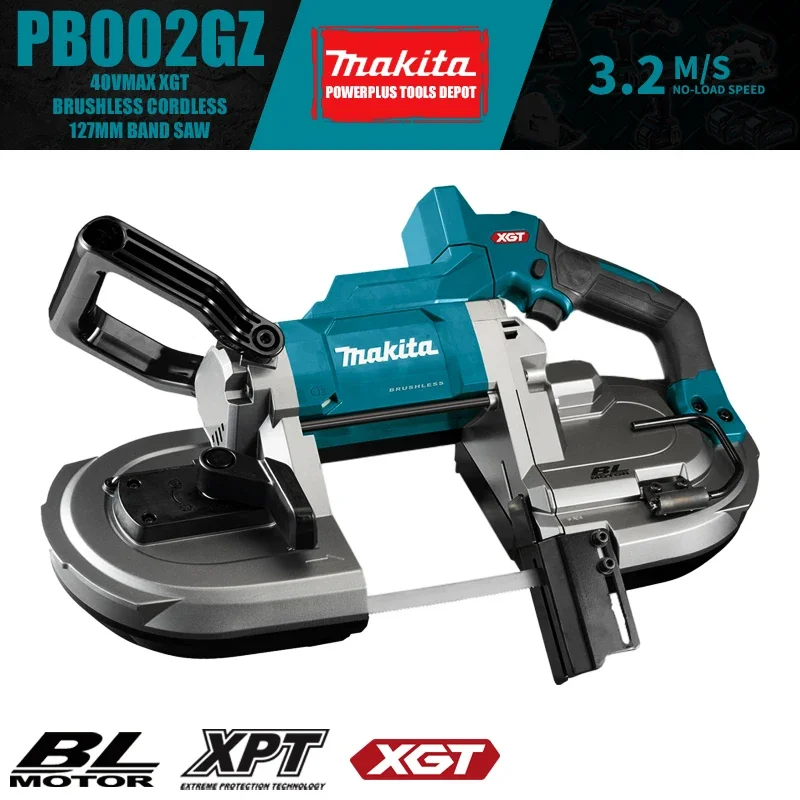 Makita PB002GZ 40Vmax XGT Brushless Cordless 127MM Band Saw 40V Power Tools Wood Saw