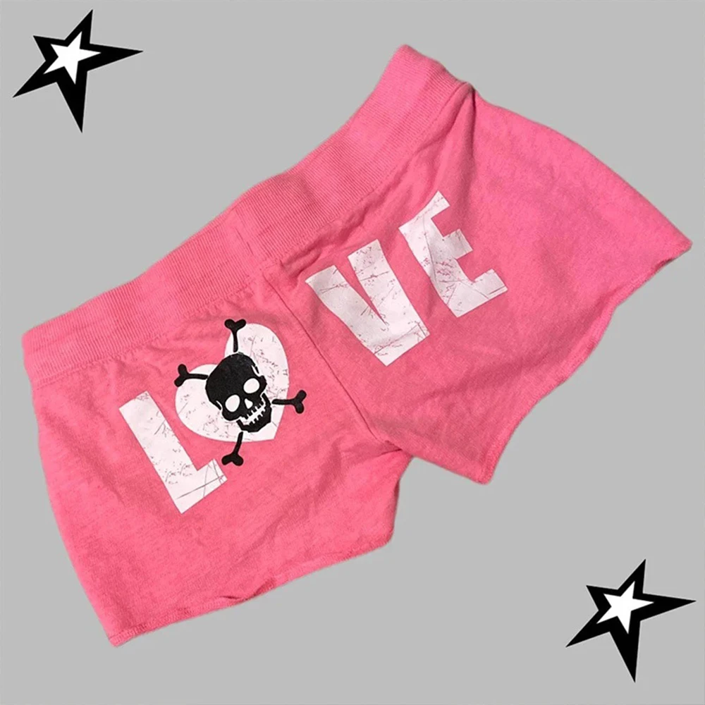 Summer Retro Punk Shorts Casual Fashion Y2K Sexy Slim Fit Multifunctional Street Wear Low Waist Fashionable American Shorts 2026