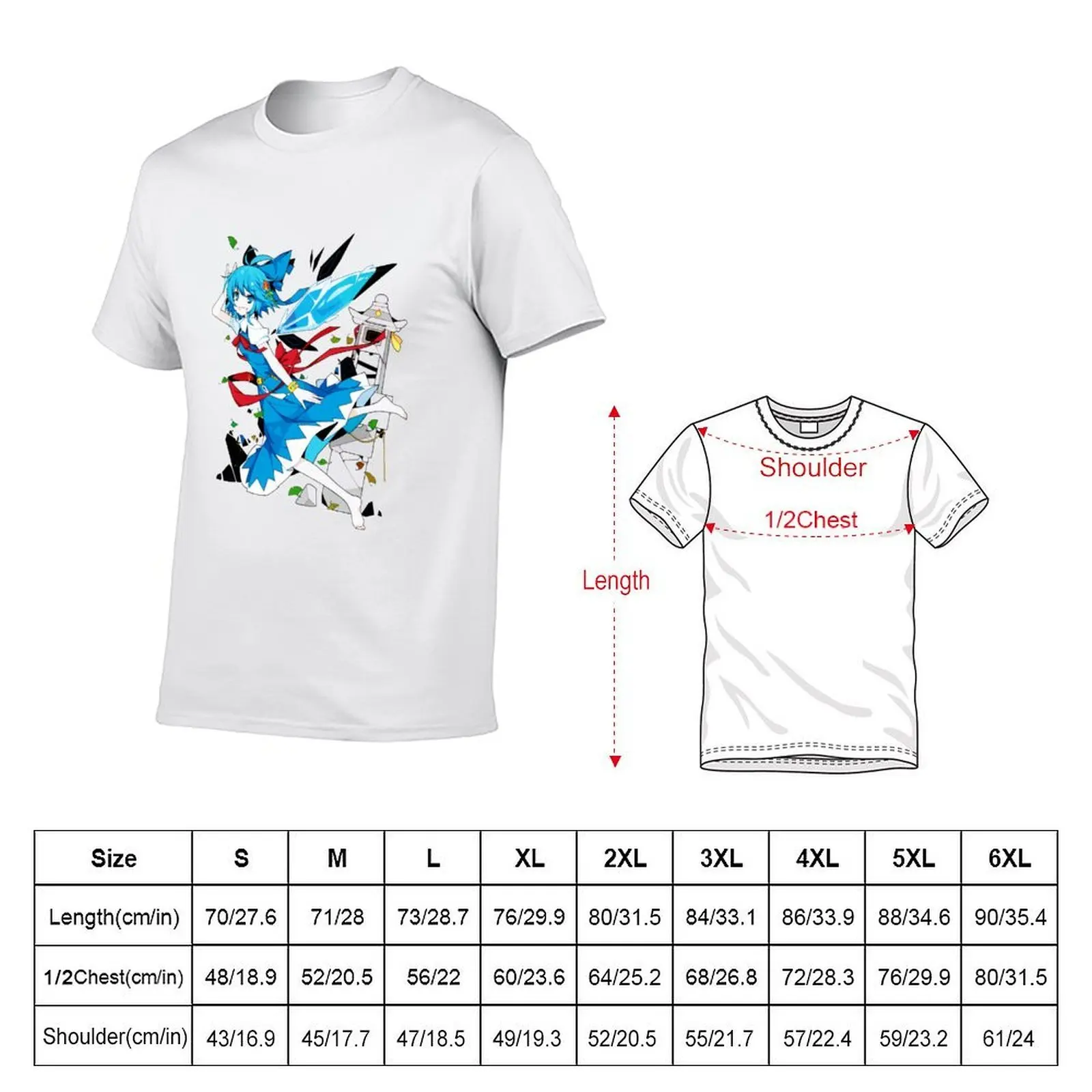 Touhou Project - Cirno T-Shirt funny t shirts dark humor funny t shirts man T-Shirt