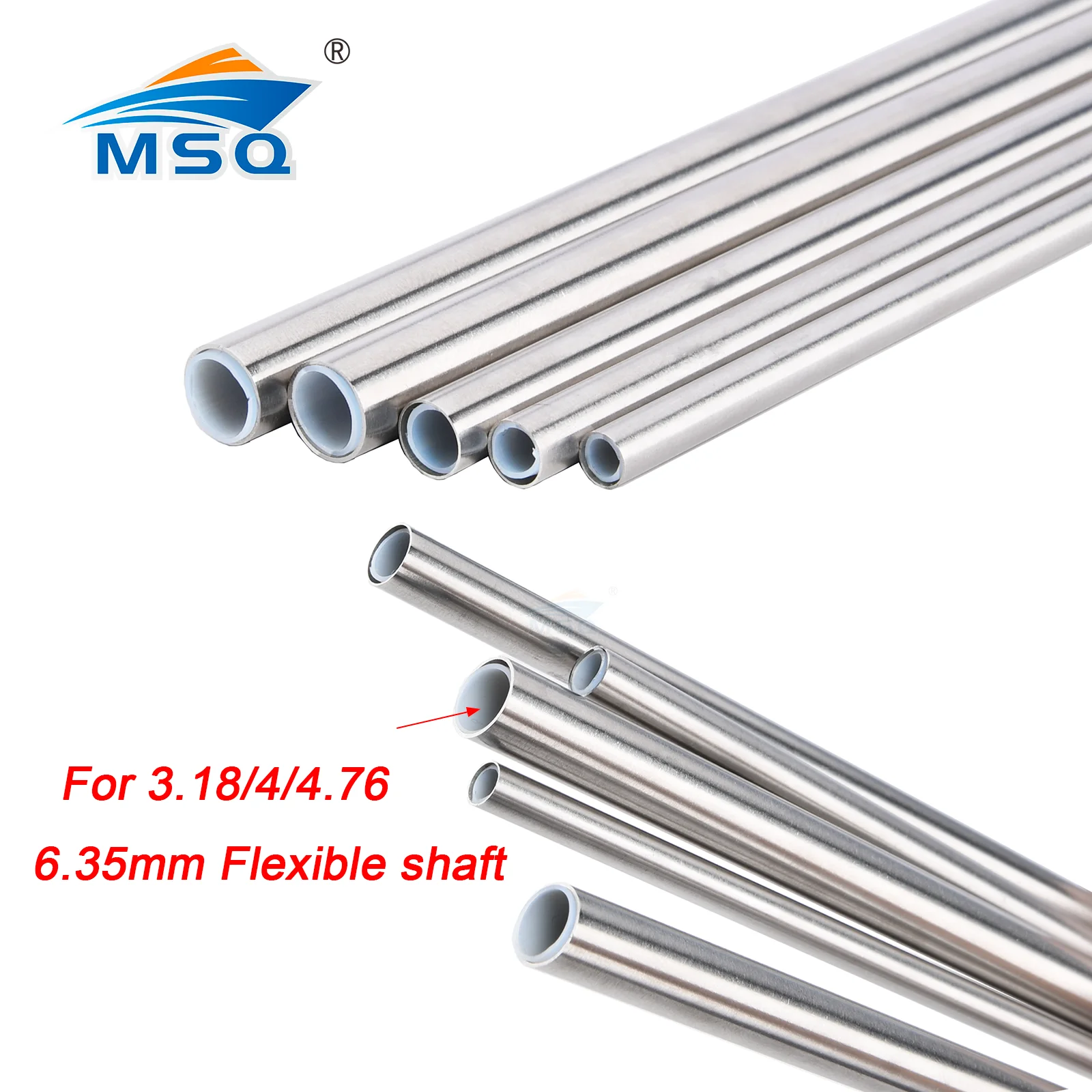 

1PC For RC Boat Flexible Shaft 3.17/4/4.76/6.35mm Stainess Steel Tube Shaft Sleeve+Plastic Pipe For3.17/4/4.76/6.35mm Flex Cable