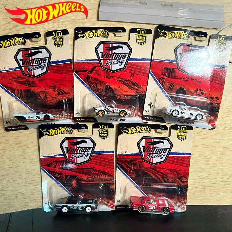 hot-wheels-premium-car-culture-vintage-racing-1-64-carrinhos-de-liga-fundida-jaguar-xjs-porsche-corvette-ferrari-250-lancia-nissan-presente