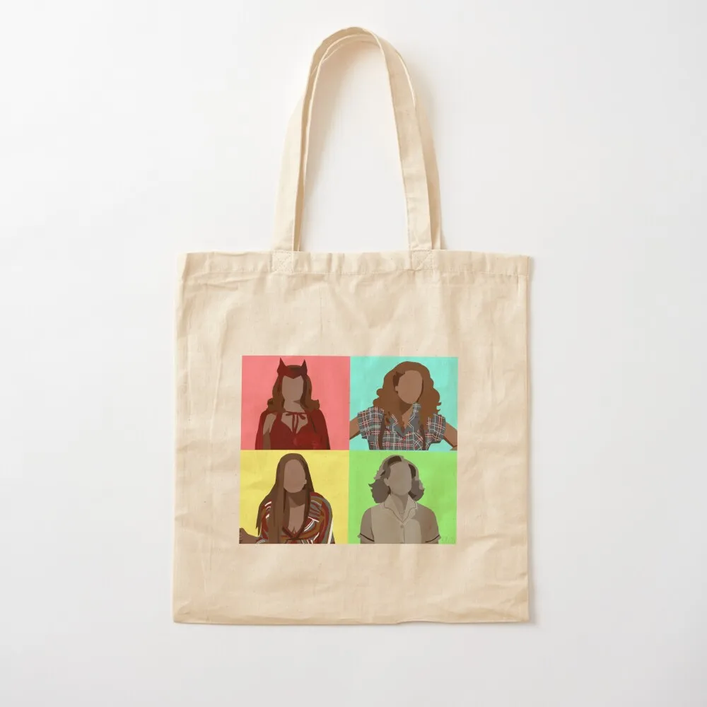 

Four Realities Tote Bag tote bag screen Women's handbag cute pouch bag canvas shopping
