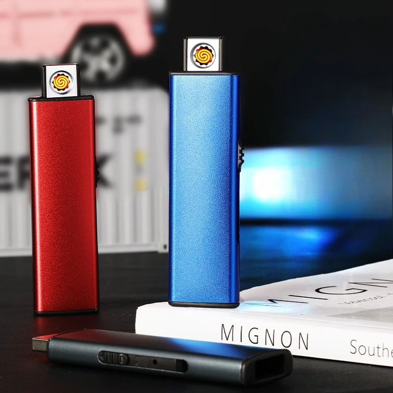 New Creative USB Charging 2-in-1 Tungsten Wire Lighter for Men and Women Smoking Tool Accessories Personalized Gift