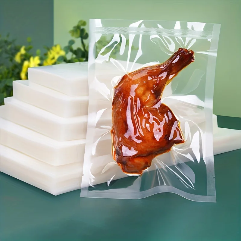 Textured vacuum food packaging bag commercial evacuation storage compression plastic sealing bag mesh fresh bag household vacuum