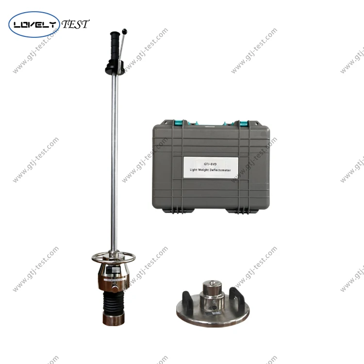 Quality Control Soil Test Portable Light Drop Weight Falling Weight Deflectometer Tester