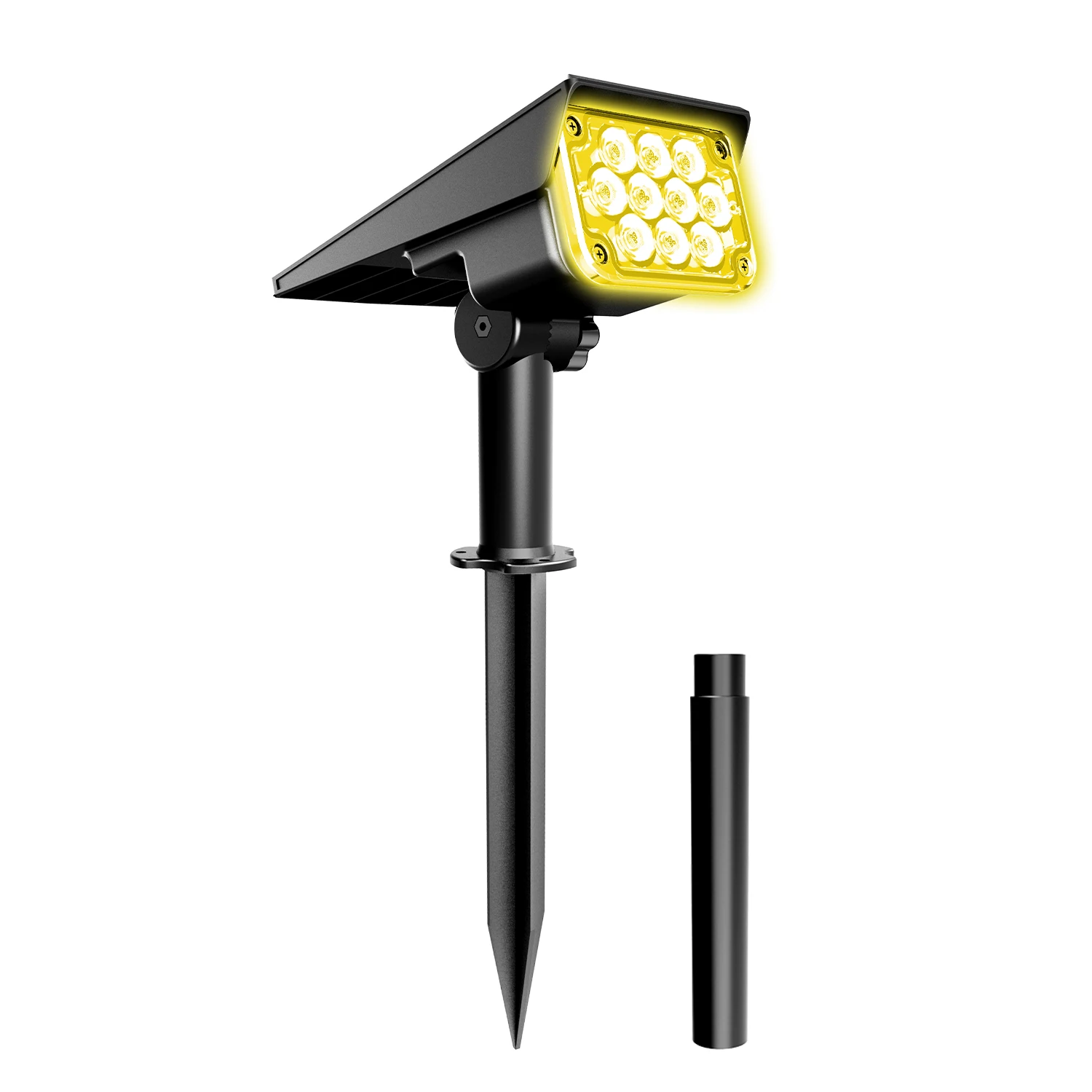 TSUN 1pc Solar Licht Outdoor 3000K/6000k/RGB Solar Garten Licht IP65 Solar Scheinwerfer für Landschaft Pfad Solar Wand Licht