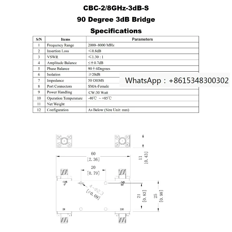 Cbc-2/8Ghz-3Db-S 2-…