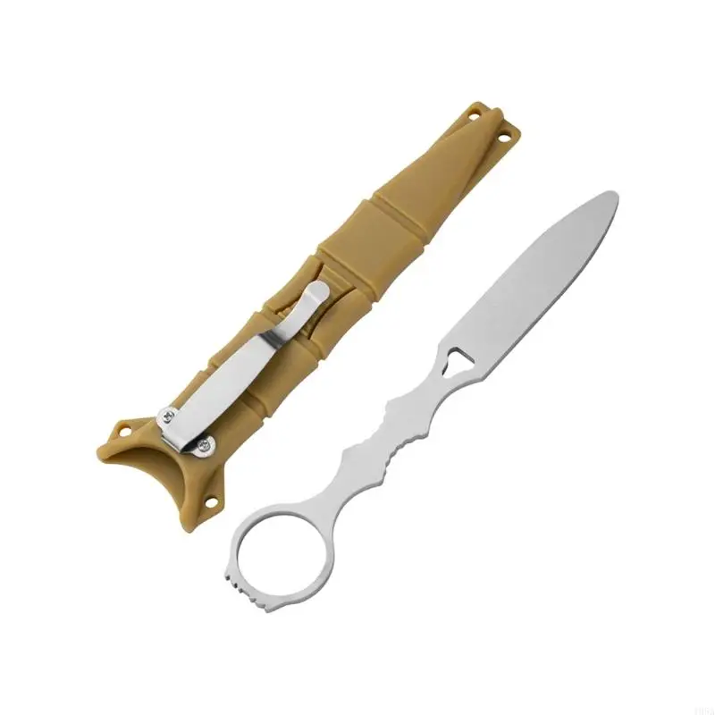 Multipurpose Unsharpened Combat Cutter Auto Defense Practice Cutter For Survival Training And Defense 