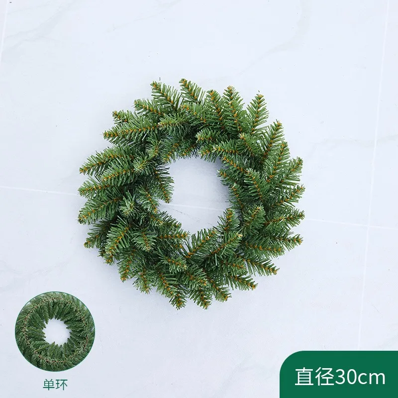 45/50/60cm Christmas garland rattan Garland Mall hotel show window holiday decoration pendant home wall decorations