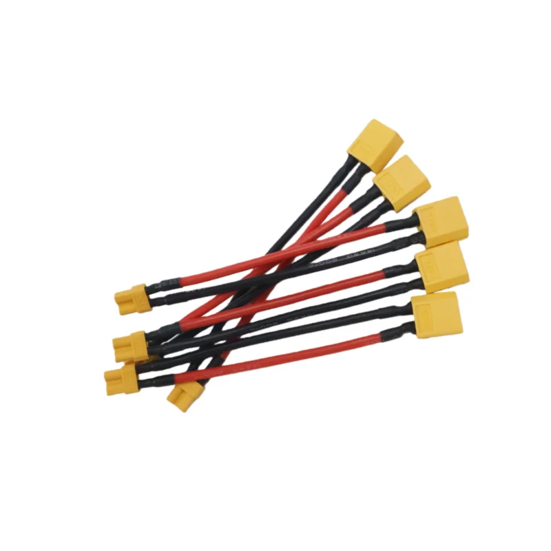 5/1 pz XT30 Femmina a XT60 Maschio RC Lipo Adattatore Batteria 10 CM Cavo 14AWG Filo di Silicone per FPV RC Accessori Auto