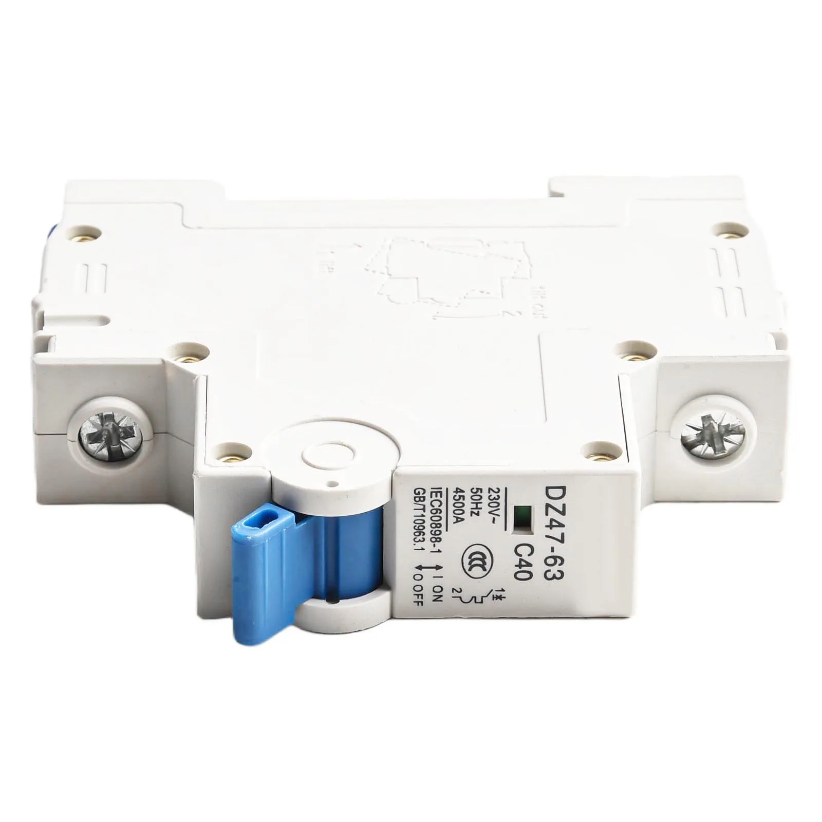 DZ47-63 Miniature Circuit Breaker 40A 230V Single Pole C Curve C40 for Small Power Generation and Secondary Distribution