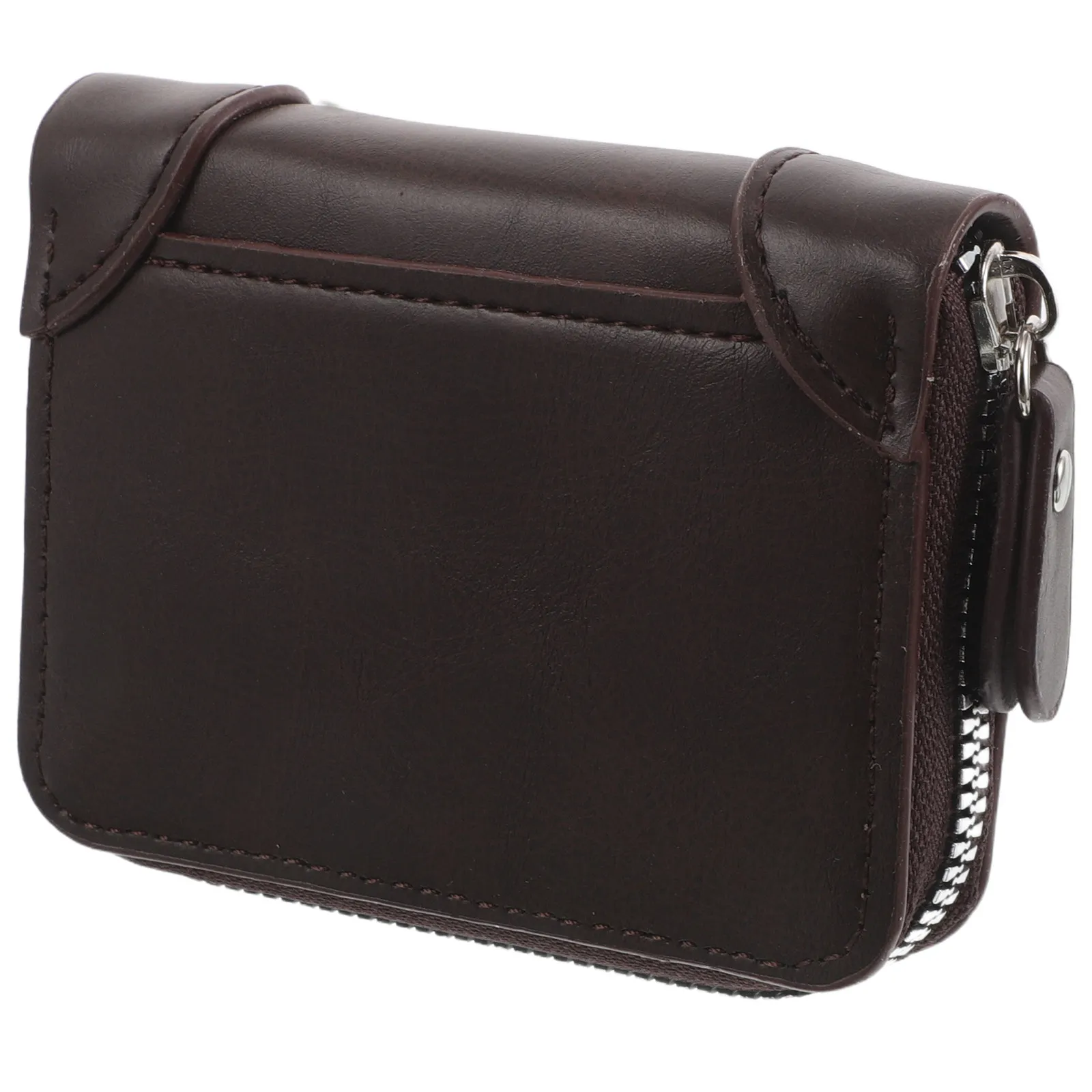 Compact Accordion Card Wallet Zipper Multiple Slots Portable Organizer Credit Id Cards Travel Business Use Men Accordion Wallet