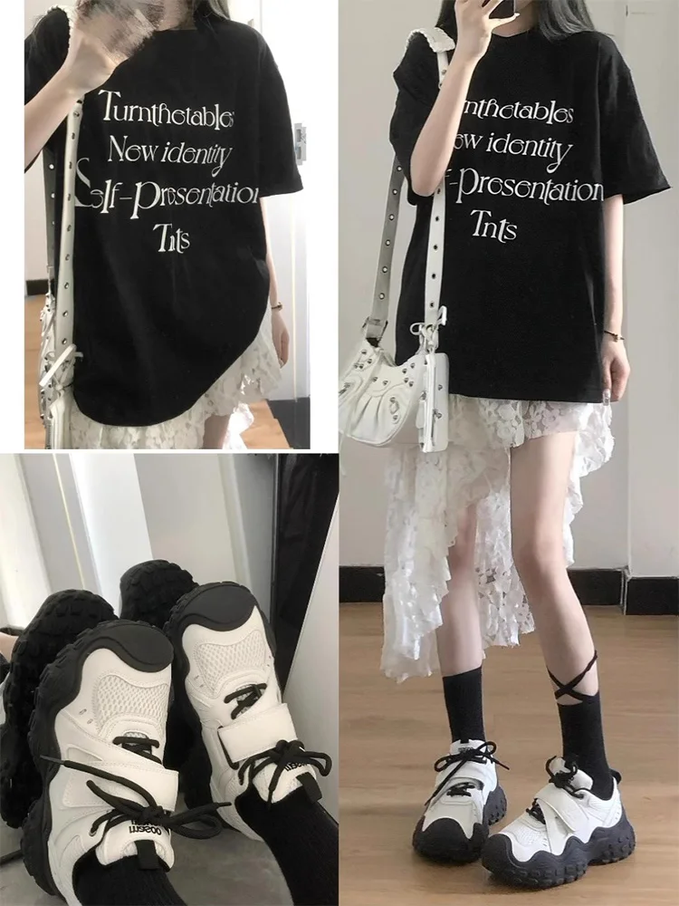 スパイシーガール ホワイト 不規則レース f スカート レディース 春夏新作デザインセンセーション 斜めミドル丈Aラインスカート