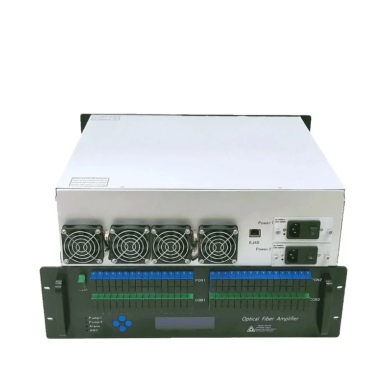 TOP Power optical fiber amplifier EDFA 64 ports 20dbm with WDM