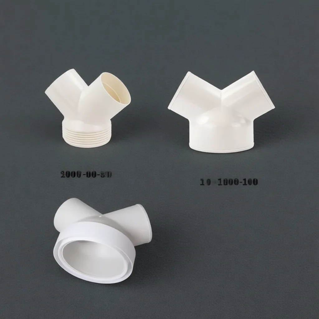 Duct Connector Y Style T Type Hose Fitting 100mm 150mm Reducer Ventilation Exhaust Air System Airflow Splitter Adapter