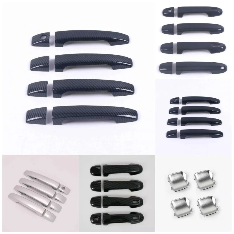 

Carbon Fiber Style Door Handle Bowl Cover Trim For Subaru Forester 08-21