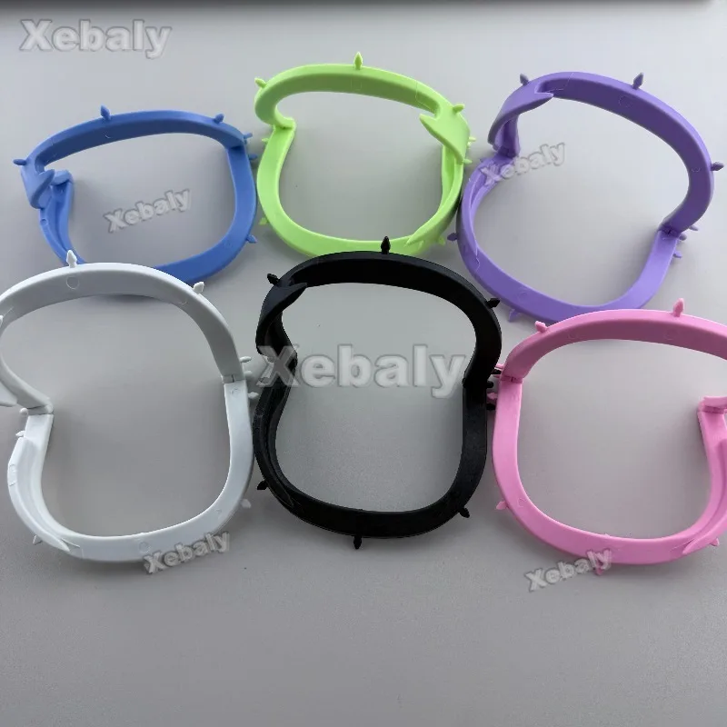 20PCS Dental Foldable Frame Plastic Rubber Dam Sheets Holder Oral Barrier Tools Dental Rubber Dam Frame Tool