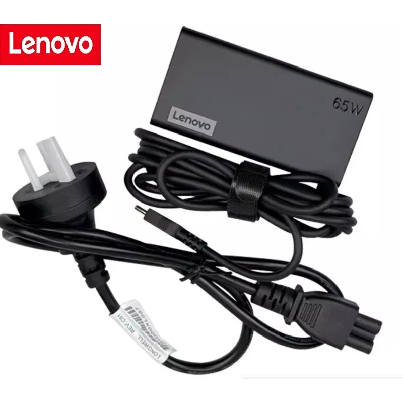 

Lenovo 65W 20V-3.25 A Laptop Power Adapter Type-C Interface Suitable for Xiaoxin AIR2022 ThinkBook E13/14/15 Power Adapter